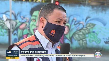 Vale e Defesa Civil começam a testar sistemas de alerta das barragens