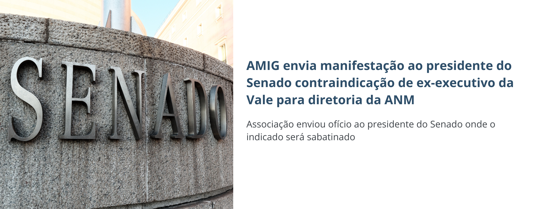 manifesto ao senado