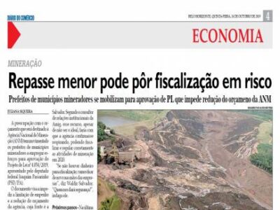 Repasse menor pode pôr fiscalização em risco – Jornal Diário do Comércio
