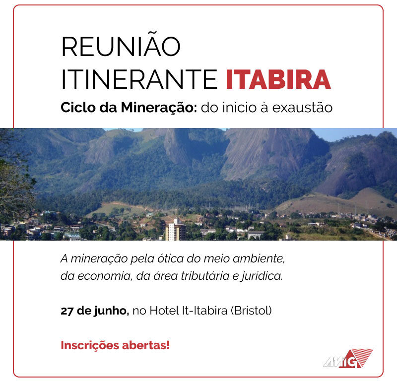 AMIG promove evento sobre o “Ciclo da Mineração: do início à exaustão”