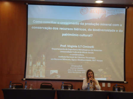 AMIG modera painel no seminário Mineração & Cidades