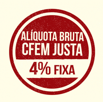 AMIG lança campanha “Alíquota Bruta, CFEM Justa” para mobilizar deputados a aperfeiçoarem MP 789/2017