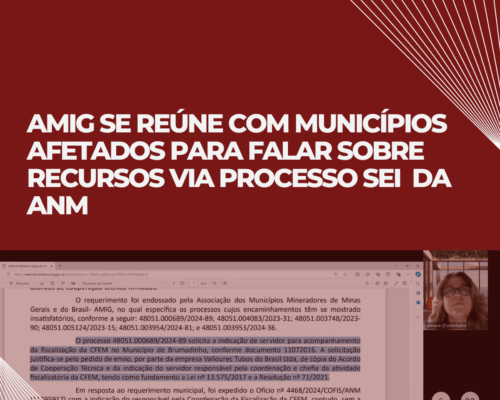 AMIG se reúne com municípios afetados para falar sobre recursos via processo SEI