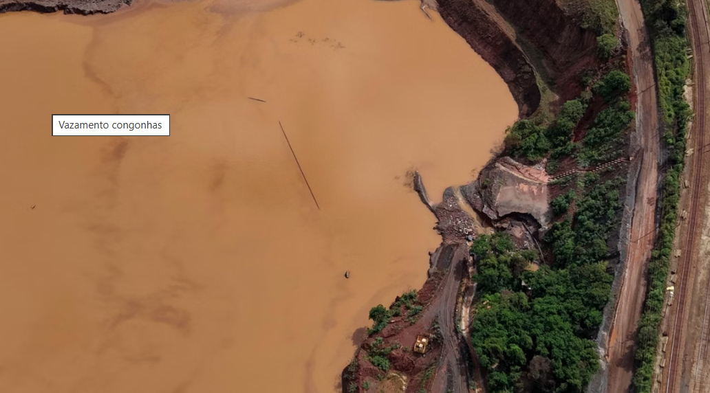 MPF pede bloqueio de R$ 1 bilhão da Vale após vazamento em mina de Fábrica