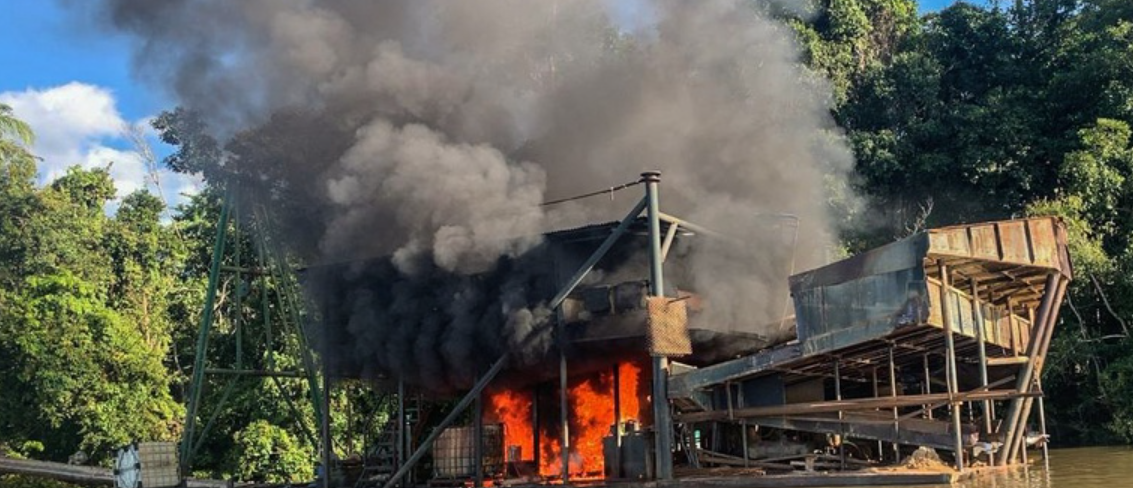 Mineração ilegal se consolida como eixo do crime organizado ambiental em MT