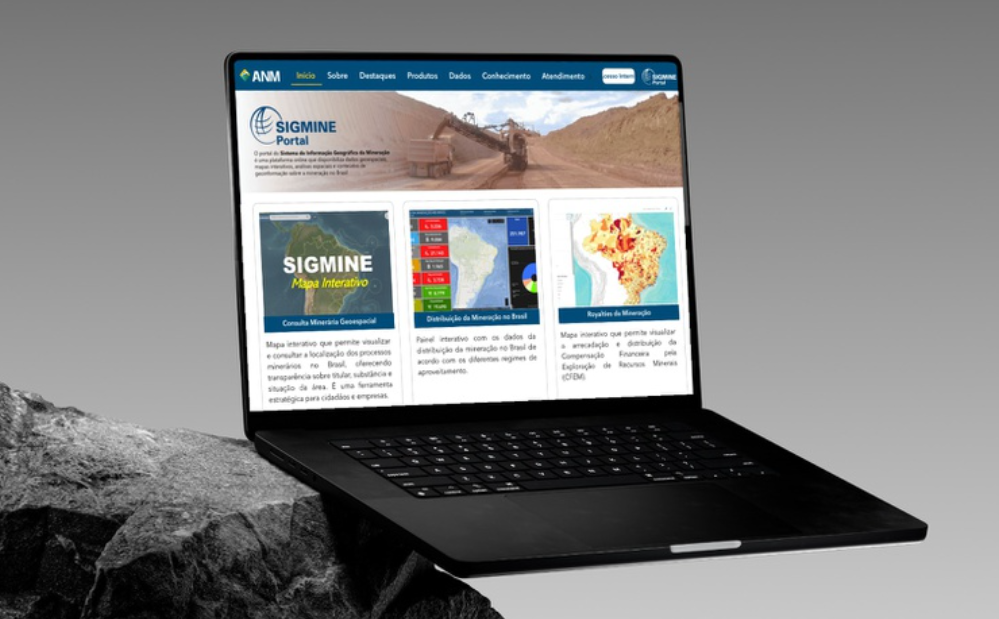 Novo portal da geoinformação reúne dados minerários em ambiente único e amplia transparência no setor