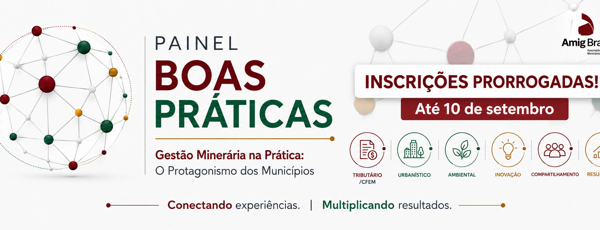 Inscrições prorrogadas para o Painel de Boas Práticas até 10 de setembro