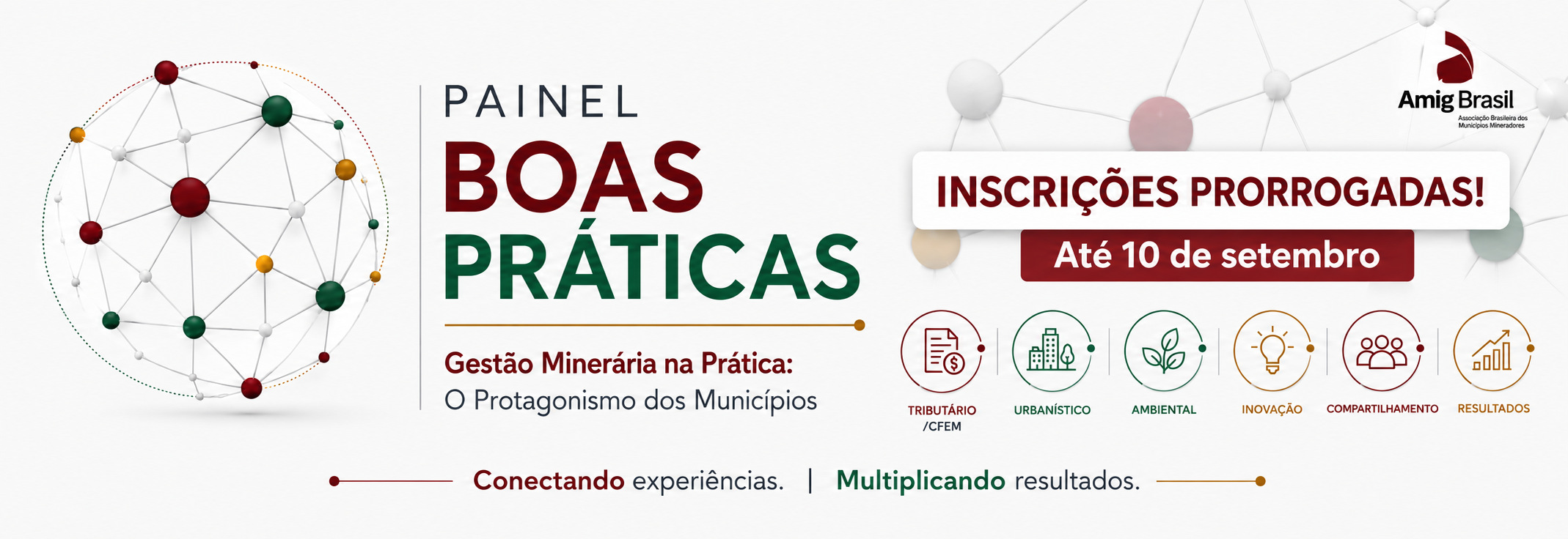 Inscrições prorrogadas para o Painel de Boas Práticas até 10 de setembro