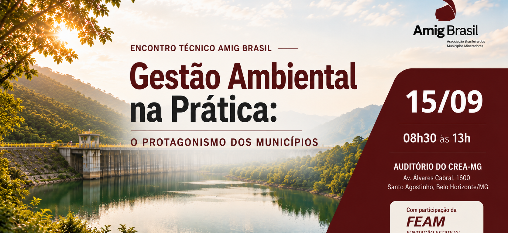 AMIG Brasil reúne municípios e FEAM para discutir gestão ambiental na prática
