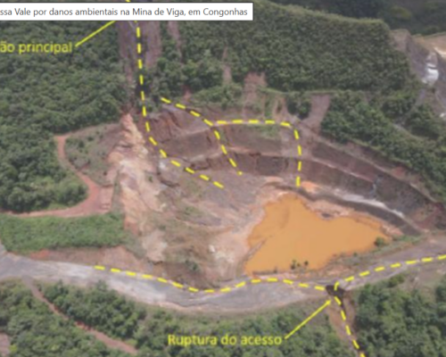 MPF processa Vale por danos ambientais na Mina de Viga, em Congonhas